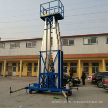 Max 19m 200Kgs Aluminum Alloy Hydraulic Electric Telescopic Lift